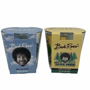 Bob Ross Novelty Small Votive Candle Set (2) - NIB